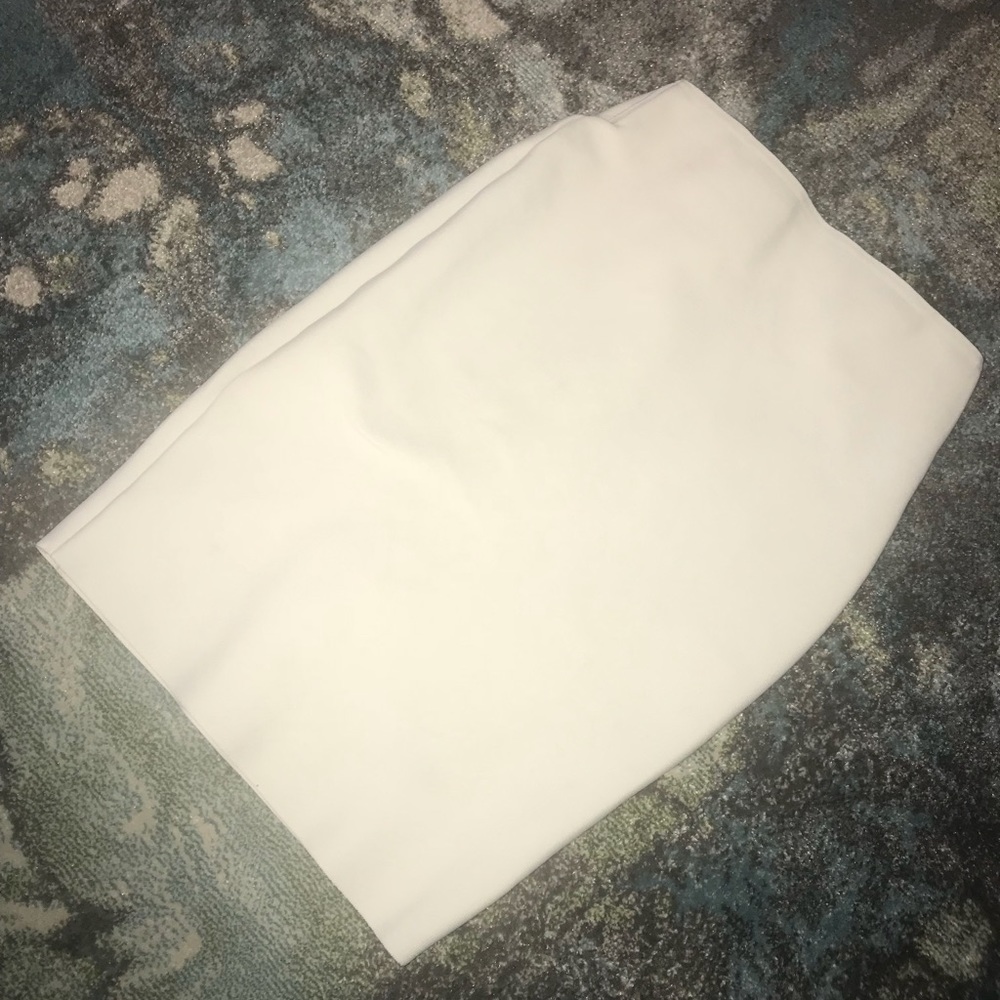 White Pencil Skirt ✏️